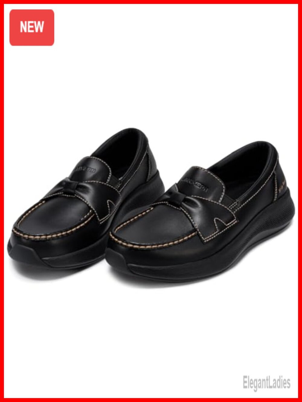 Non Slip Memory Foam Work Shoes Slip-On Loafers for Women Cushioned Comfortable